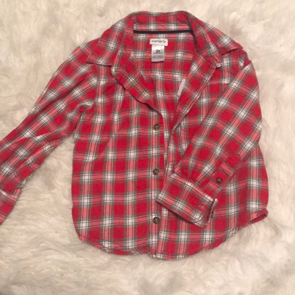 Carter's Plaid Button Down